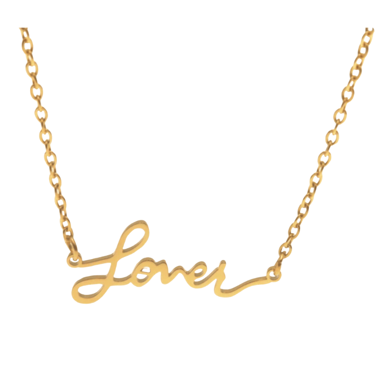 Taylor Swift inspired 'Lover' Necklace  Oscar Willow & Co Gold  