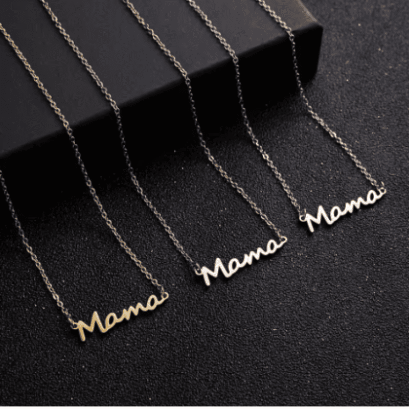 Mama Means Love Necklace
