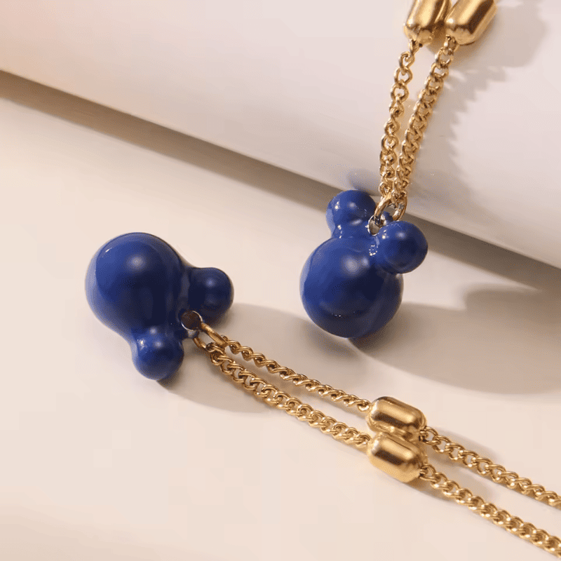 Mickey Mouse Blue Dusk Necklace Duo