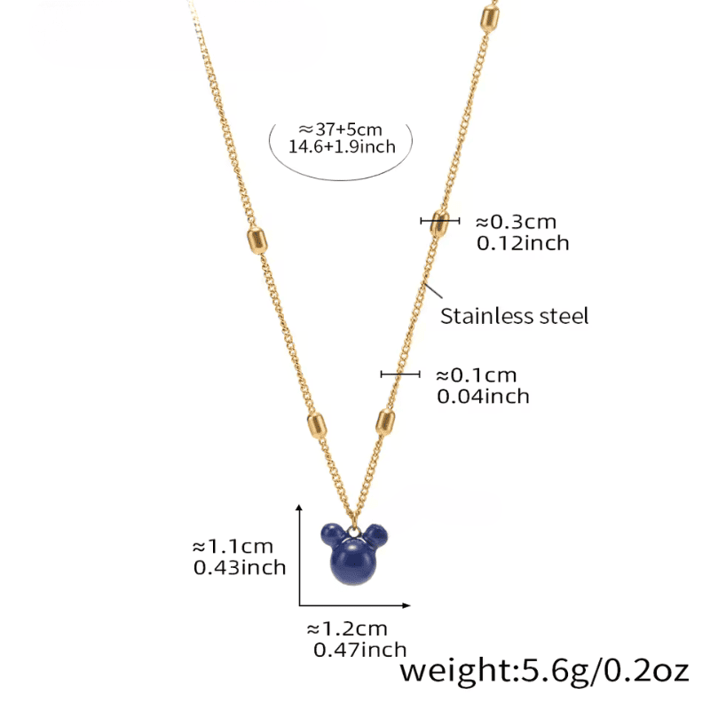 Mickey Mouse Blue Dusk Necklace Duo