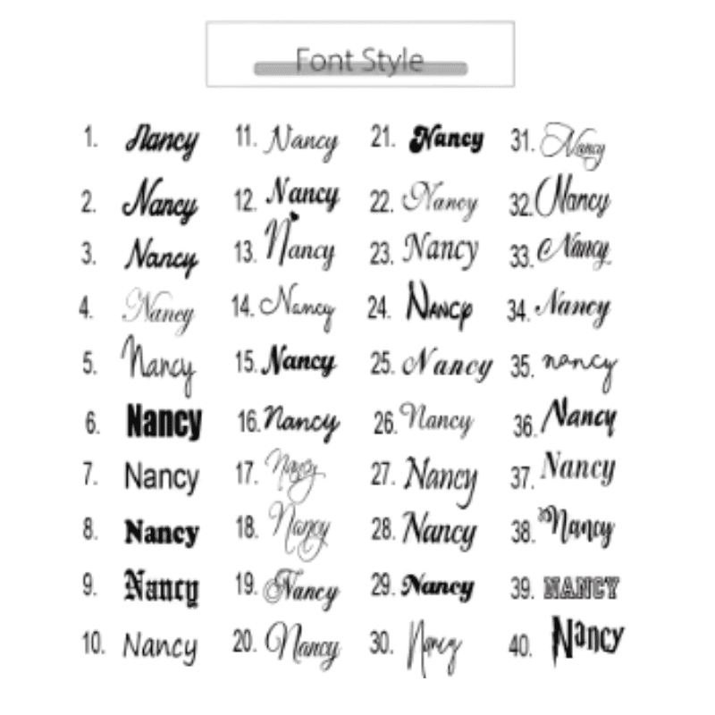 Name Glow Keepsake Set