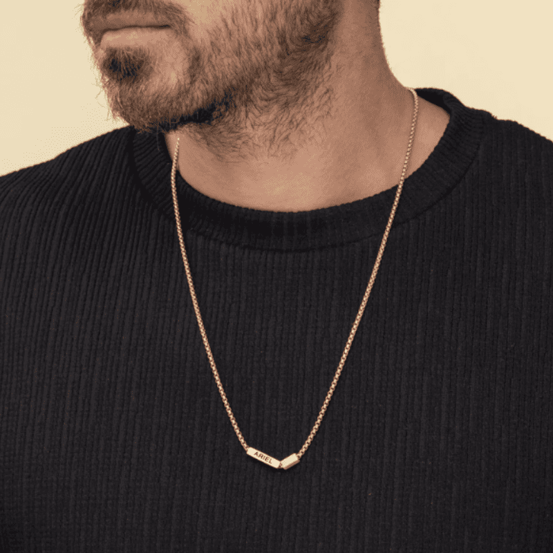 Personalised Echo Label Necklace