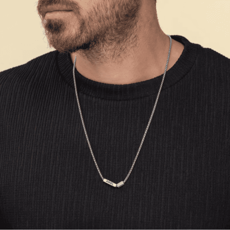 Personalised Echo Label Necklace