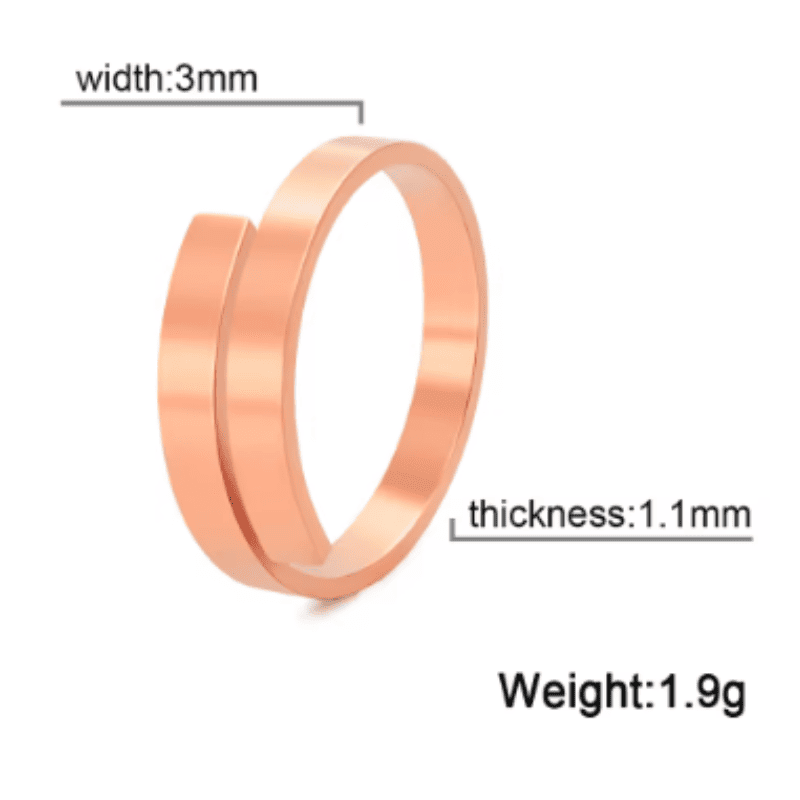 Personalised Keepsake of Us Ring