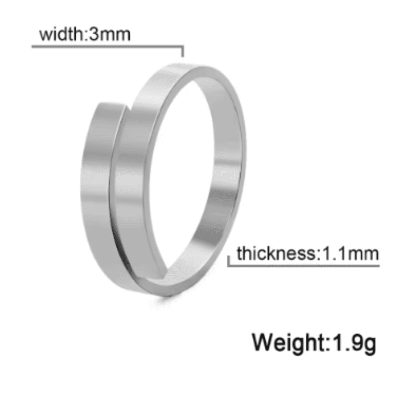 Personalised Keepsake of Us Ring