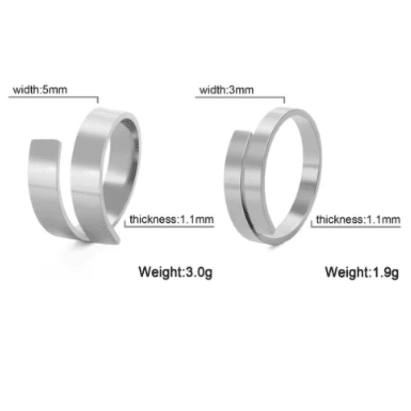 Personalised Keepsake of Us Ring