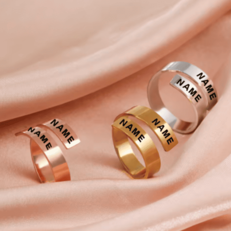 Personalised Keepsake of Us Ring