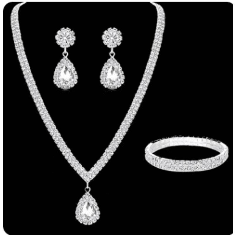 Radiant Allure Crystal Jewelry Set