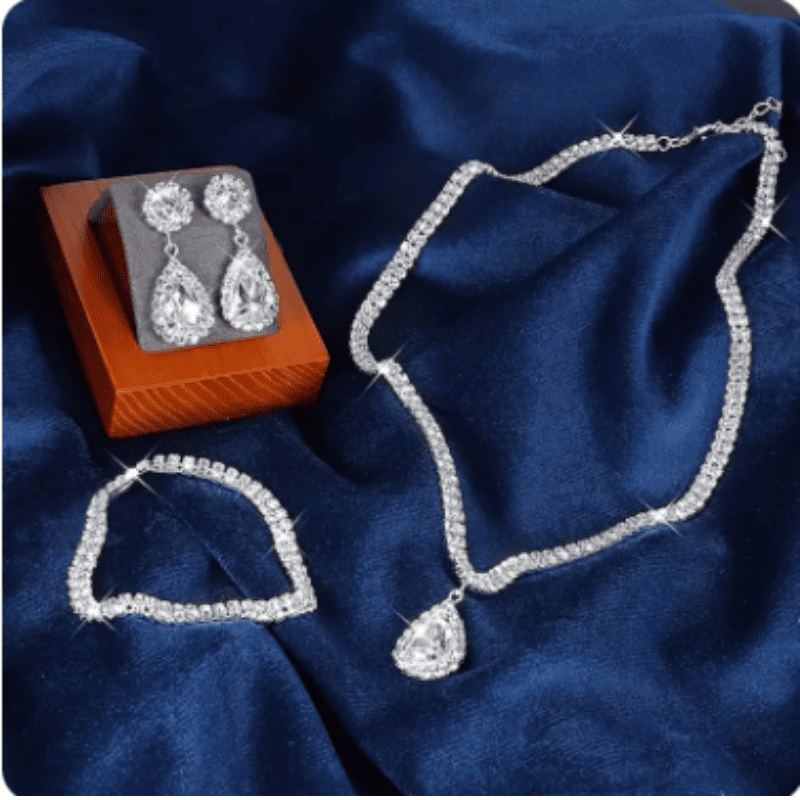 Radiant Allure Crystal Jewelry Set