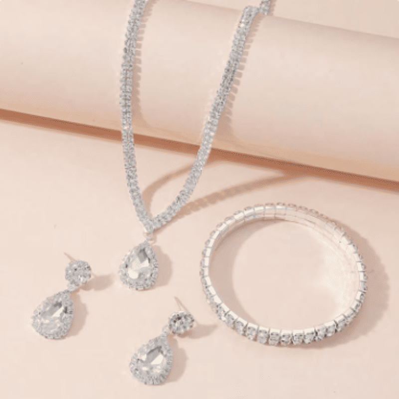 Radiant Allure Crystal Jewelry Set