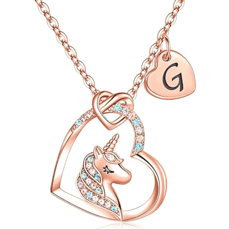 Rainbow Wish Initial Necklace