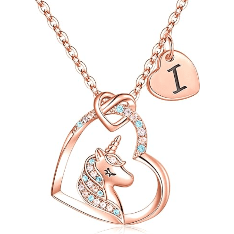 Rainbow Wish Initial Necklace