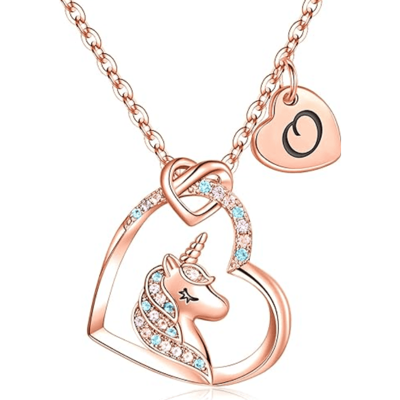 Rainbow Wish Initial Necklace