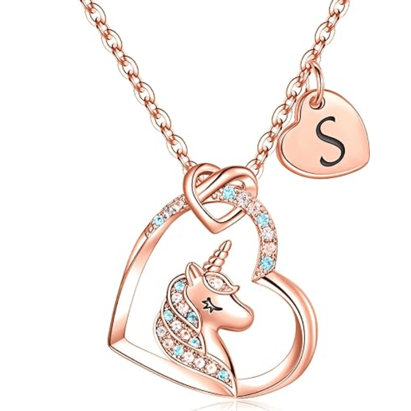 Rainbow Wish Initial Necklace
