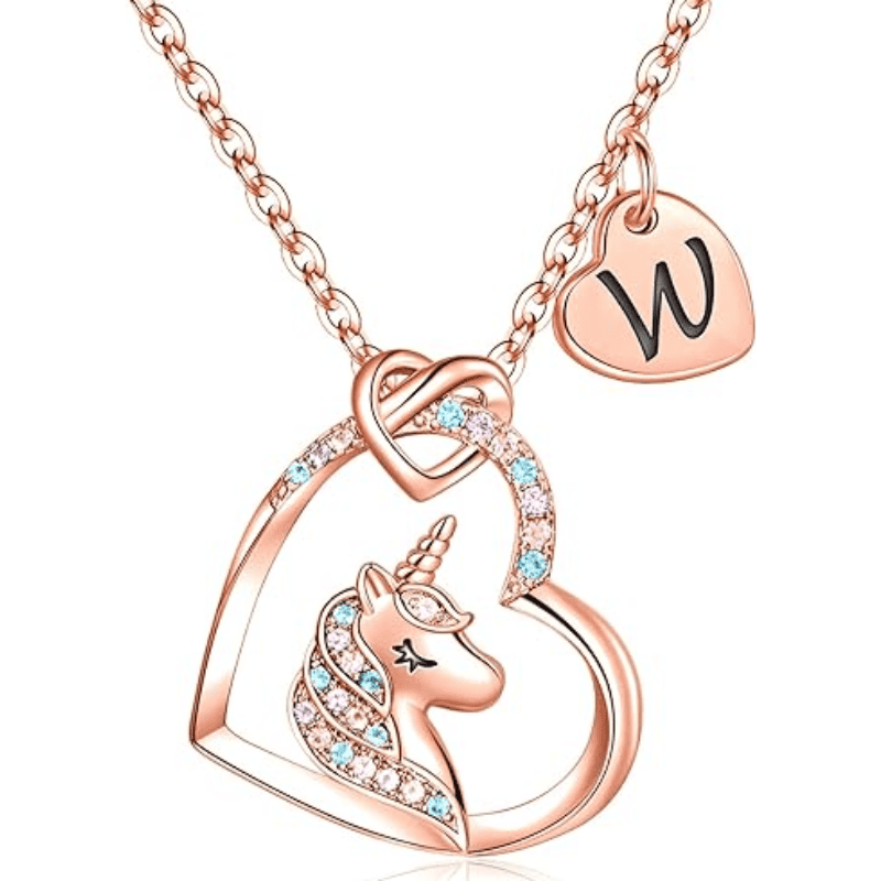Rainbow Wish Initial Necklace
