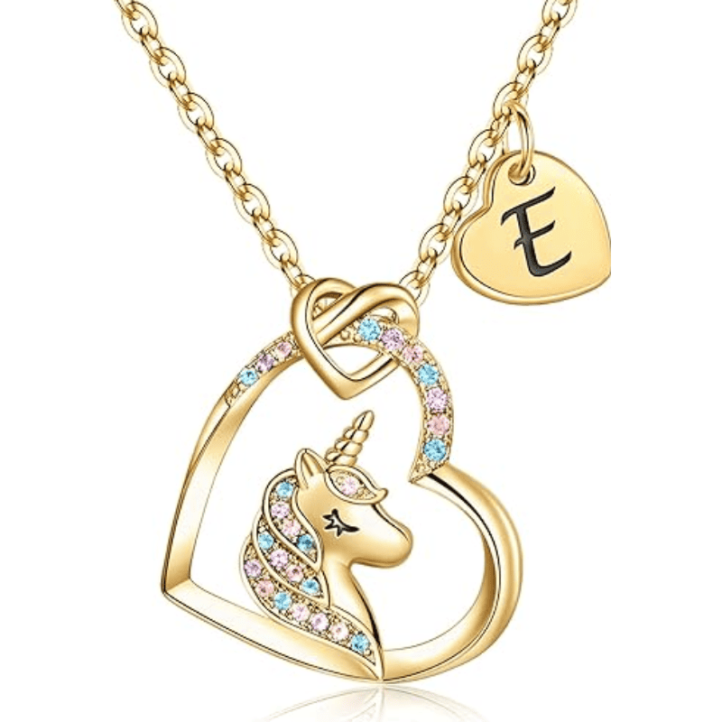 Rainbow Wish Initial Necklace