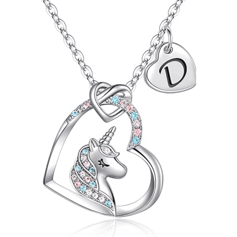 Rainbow Wish Initial Necklace