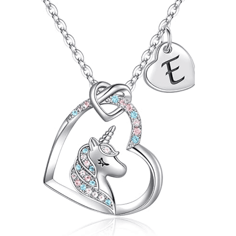 Rainbow Wish Initial Necklace