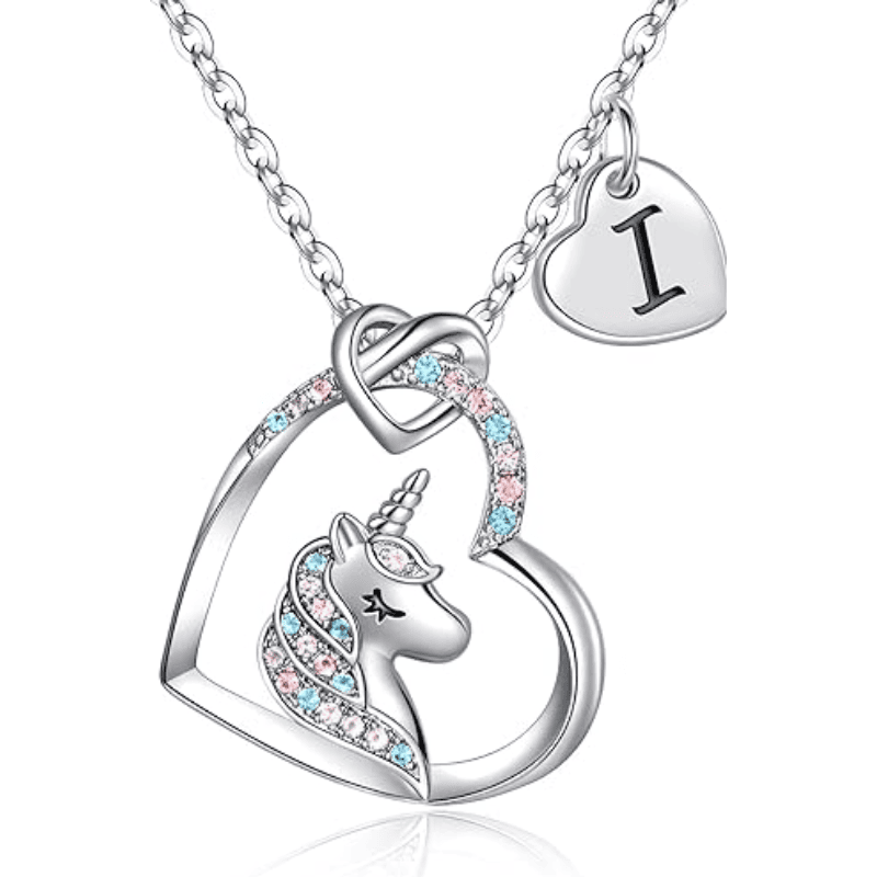 Rainbow Wish Initial Necklace