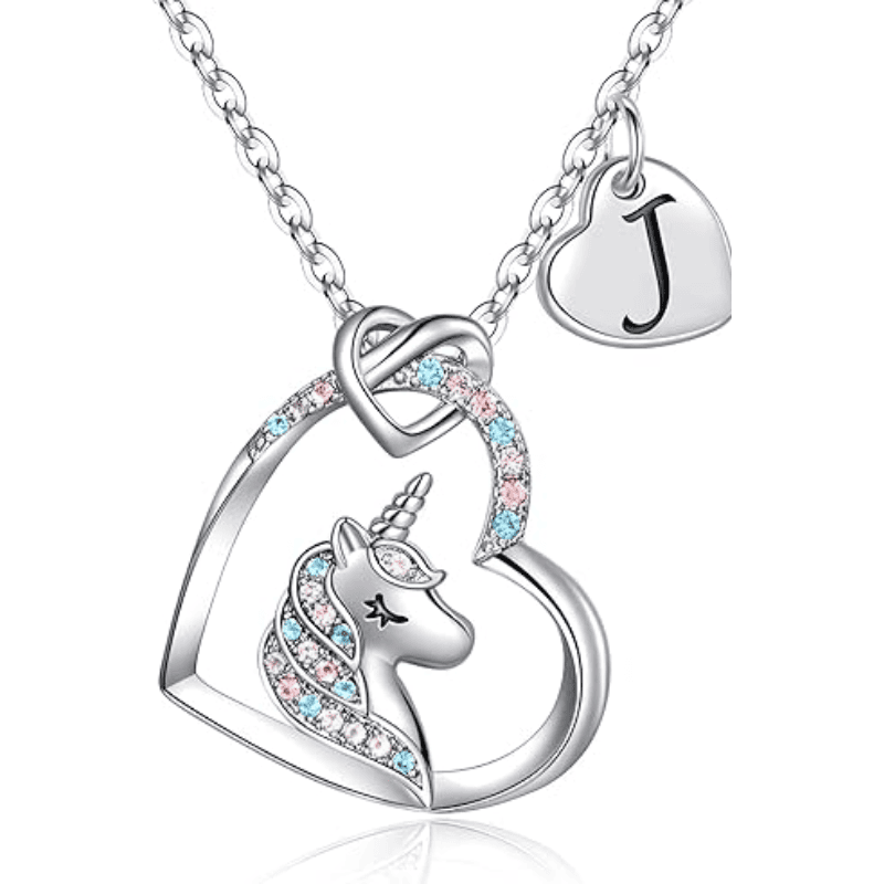 Rainbow Wish Initial Necklace