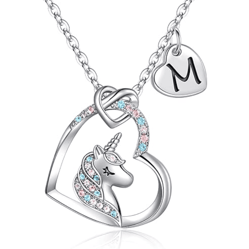 Rainbow Wish Initial Necklace
