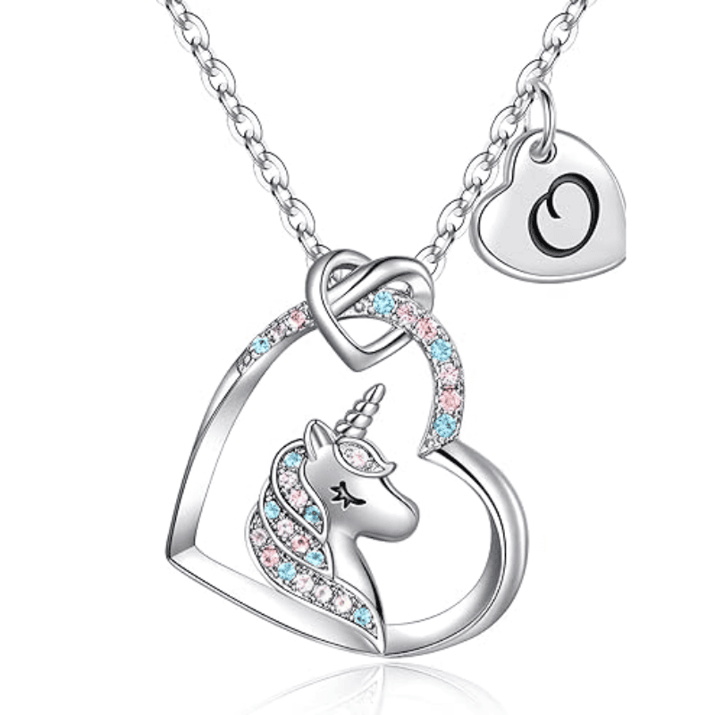 Rainbow Wish Initial Necklace