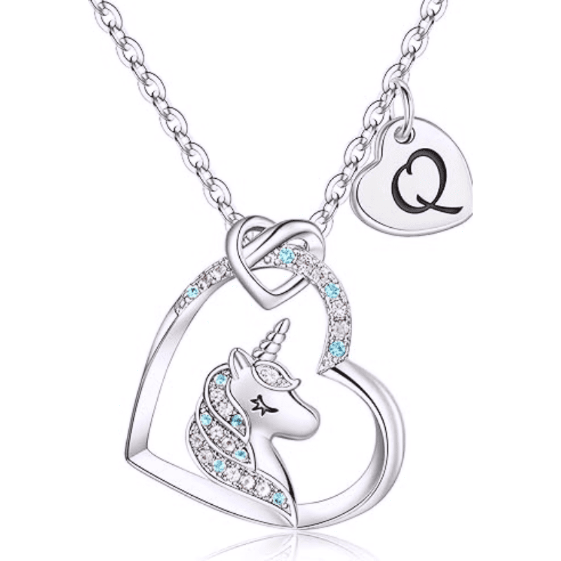 Rainbow Wish Initial Necklace