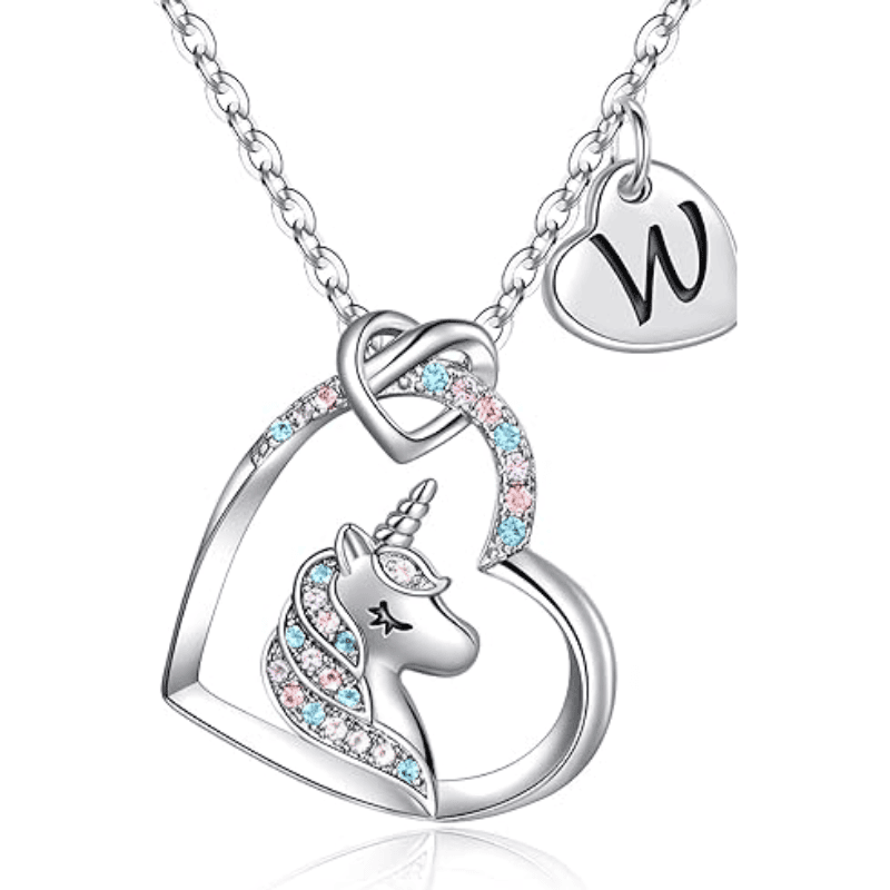 Rainbow Wish Initial Necklace