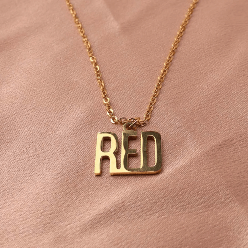 Taylor Swift inspired 'Red' Necklace  Oscar Willow & Co   