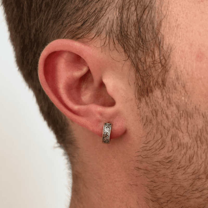 Regal Engraved Hoops