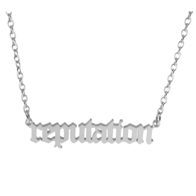 Taylor Swift inspired 'Reputation' Necklace  Oscar Willow & Co Silver  