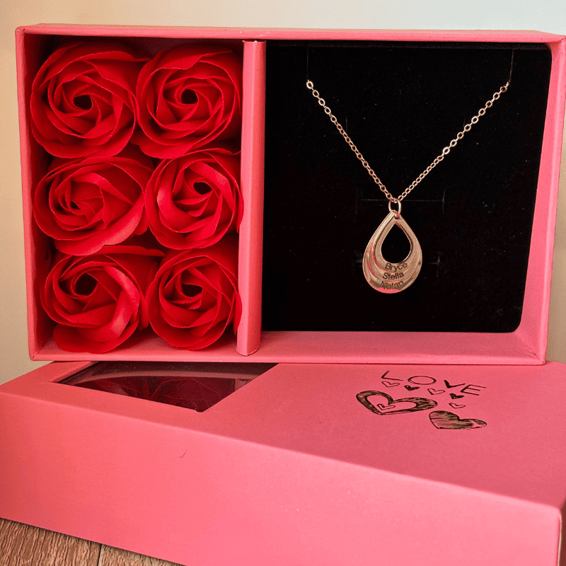 Tear Drop Layer Necklace