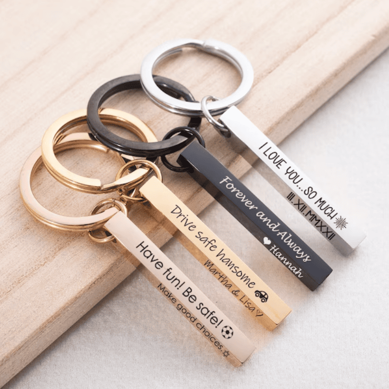 Silent Stamp Keychain