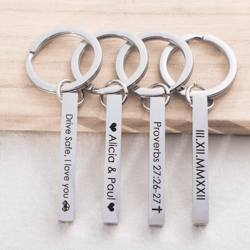 Silent Stamp Keychain