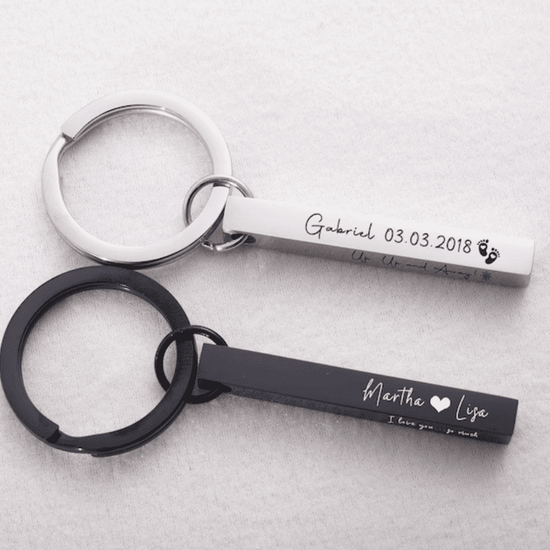 Silent Stamp Keychain