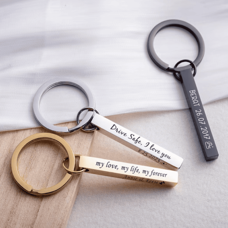 Silent Stamp Keychain