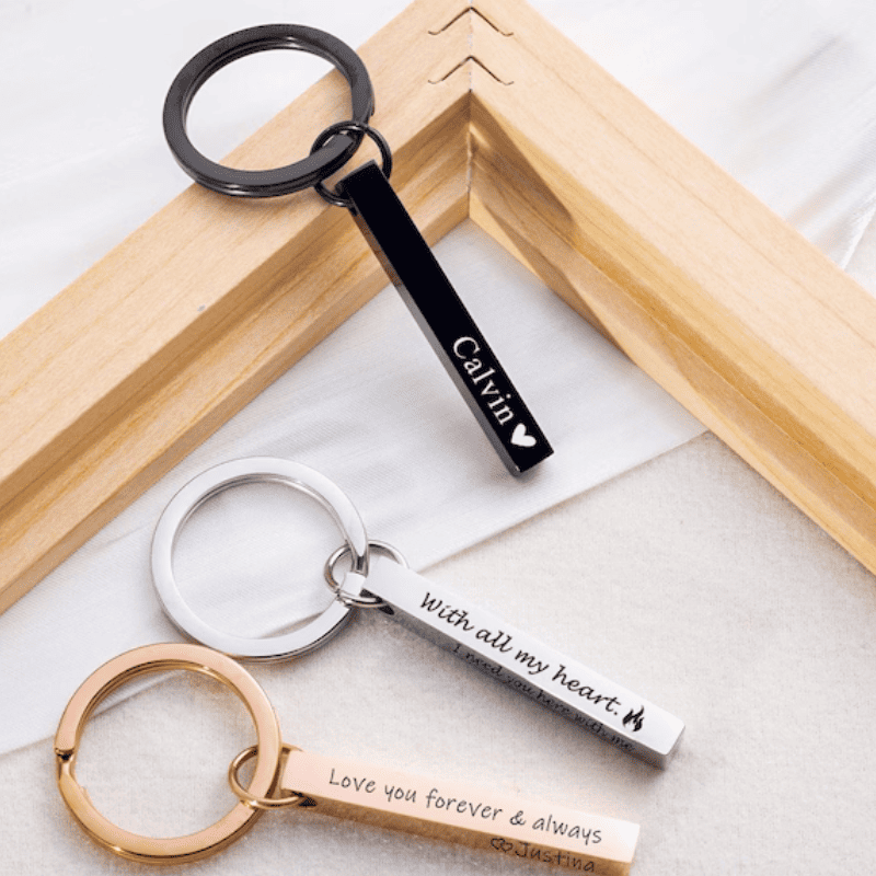 Silent Stamp Keychain