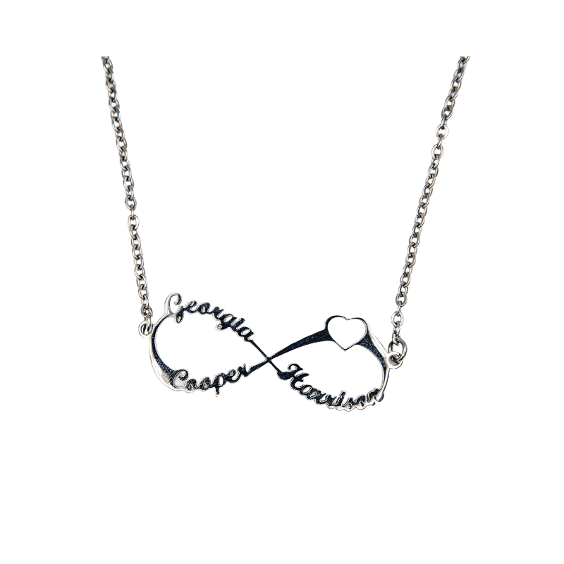 Infinity Love Name Necklace  Oscar Willow & Co   