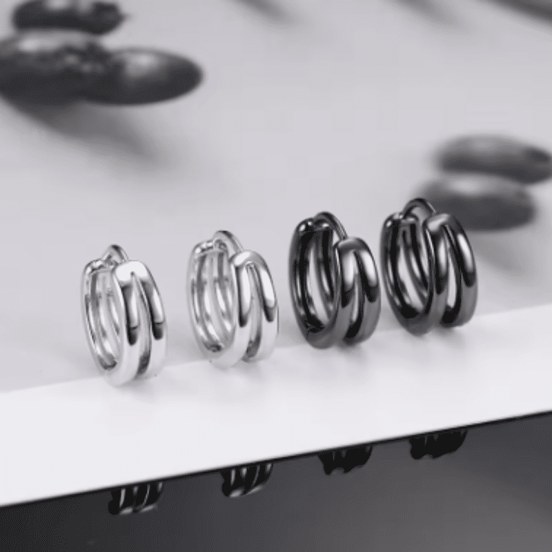 Sleek Torque Earrings