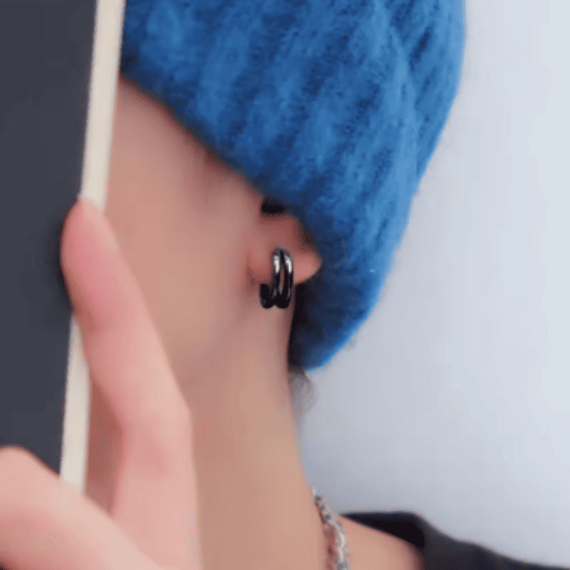 Sleek Torque Earrings