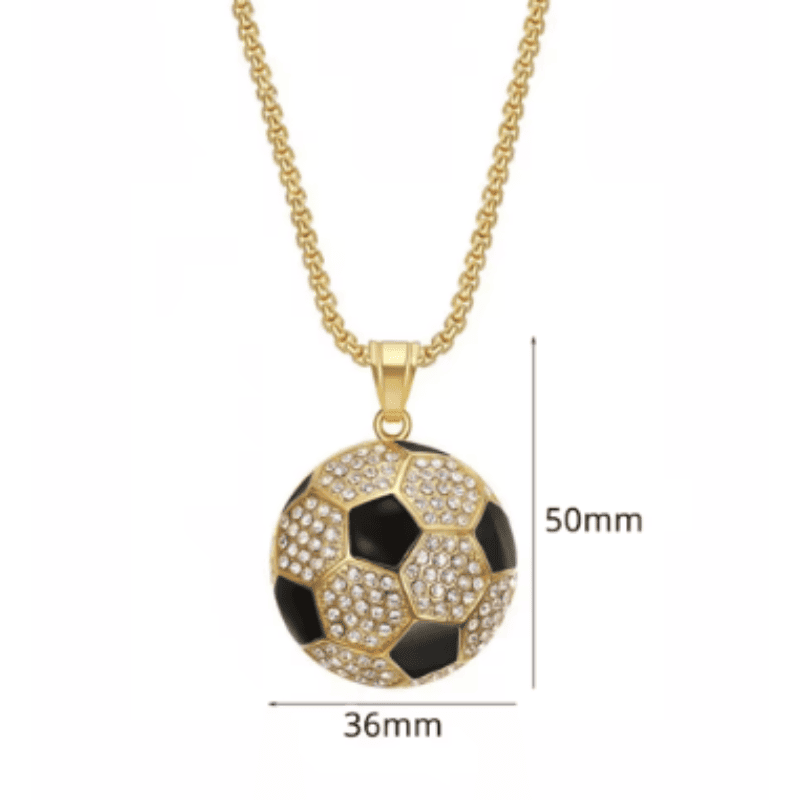 Soccer Glory Pendant Necklace