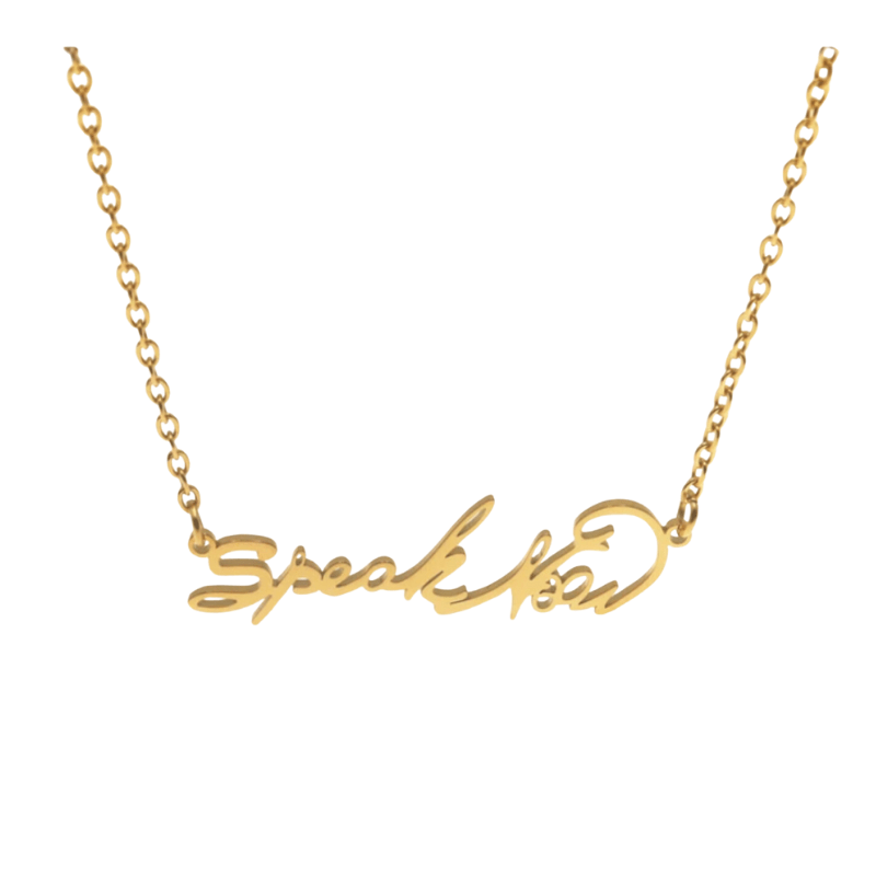 Taylor Swift inspired 'Speak Now' Necklace  Oscar Willow & Co Gold  