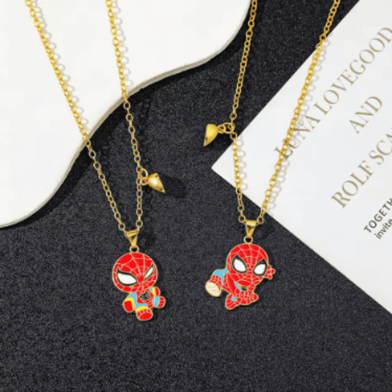 Spider-Man Swing Together Necklace