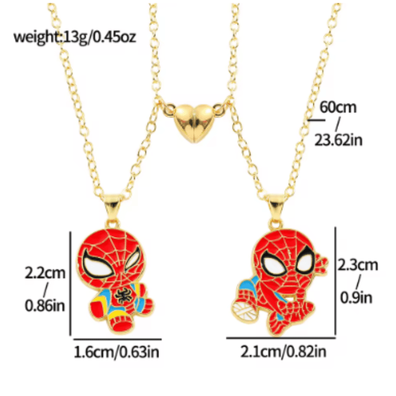 Spider-Man Swing Together Necklace