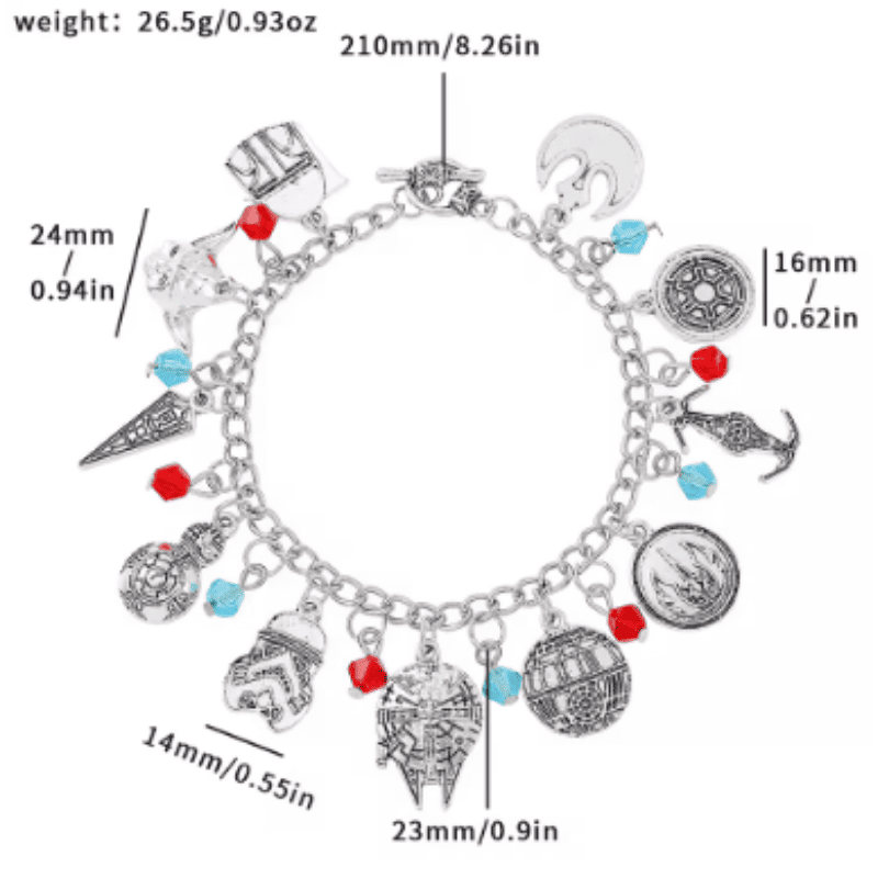 Star Wars Galactic Forces Charm Bracelet