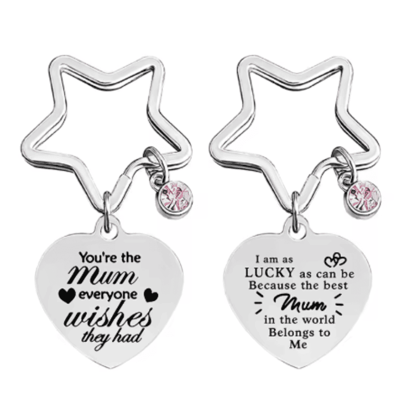 Star of My Heart Keychain