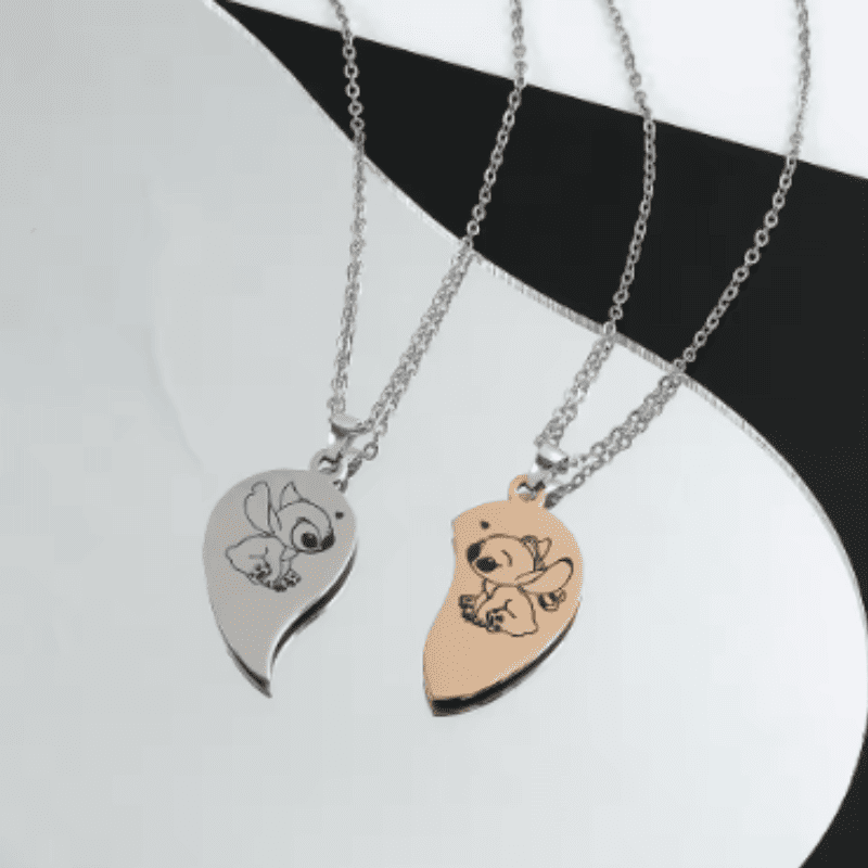 Stitch Together Heart Necklace