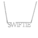 Taylor Swift inspired 'Swiftie' Necklace  Oscar Willow & Co Silver  