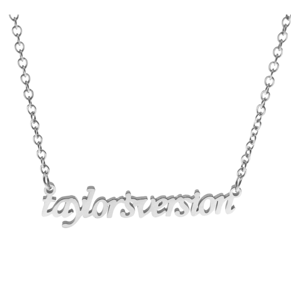 Argos personalised distorting name necklace
