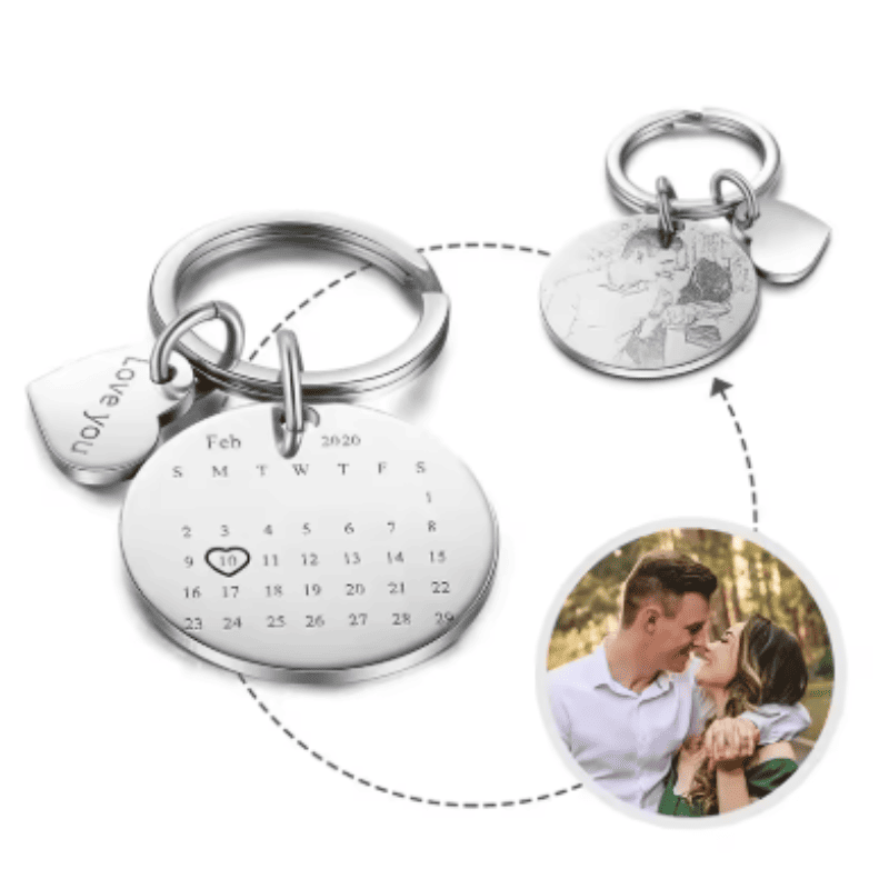 Timeless Memory Keepsake Keychain